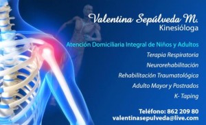 Valentina Sepulveda M prestadores de Servicio tecnico en Chile en Concepci&oacute;n |  Kinesiologo a domicilio en cuidad de Concepci&oacute;n y alredores, Kinesi&oacute;loga Valentina Sepulveda M