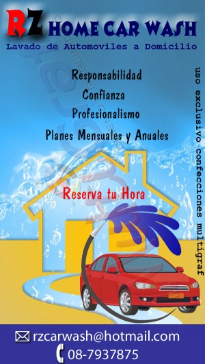 RZ HOME CAR WASH prestadores de Servicio tecnico en Chile en Santiago |  LAVADO DE AUTOS A DOMICILIO, SOMOS PROFESIONALES, SERVICIO INTEGRAL , CONVENIOS