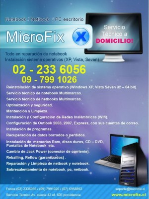 microfixchile prestadores de Servicio tecnico en Chile en La Reina |  Servicio Tecnico Pc, Servicio Tecnico Notebooks, Reparacion de computadores a domicilio