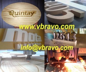 Vbravo Publicidad prestadores de Servicio tecnico en Chile en Santiago |  Servicio de Corte con CNC router, plasma, l&aacute;ser, letras y logos, numeros, corte cnc en madera,mdf,trupan,acrilico