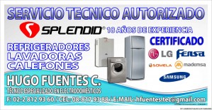 Hugo Fuentes Catal&aacute;n prestadores de Servicio tecnico en Chile en Pe&ntilde;aflor |  Reparolav., Reparaci&oacute;n Mantenci&oacute;n Lavadoras,RefrigeradoresCalefones.Autorizado Splendid