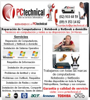 PCtechnical Anuncios gratis en Las Condes |  Reparacion de computadores en las condes, Región Metropolitana, Chile., Reparacion de Notebook en las condes, Región Metropolitana, Chile.