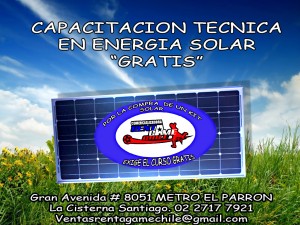 RENTAGAME CHILE Anuncios gratis en Santiago |  Gratis curso de energia solar /rentagame chile, Por la compra de un kit solar