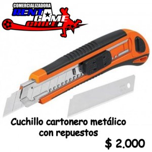RENTAGAME CHILE prestadores de Servicio tecnico en Chile en Cholchol |  Cuchillo cartonero metalico con repuestos precio: $ 2.000, Oferta de rentagame chile