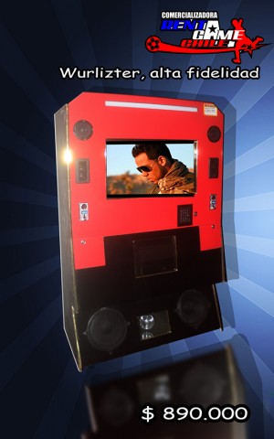 RENTAGAME CHILE prestadores de Servicio tecnico en Chile en Cholchol |  Wurlizter, alta fidelidad/novedad de rentagame/precio: $ 890.000, Maquinas de juego