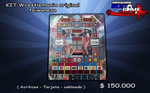 RENTAGAME CHILE prestadores de Servicio tecnico en Chile en Copiap&oacute; |  Kit wrestlemania original taiwanesa/precio: $ 150.000 pesos, Maquinas de juego