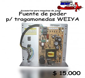 RENTAGAME CHILE prestadores de Servicio tecnico en Chile en La Cisterna |  Fuente de poder  tragamonedas weiya/precio: $ 15.000, Maquinas de juego/rentagame: accesorios,repuestos, servicio tecnico