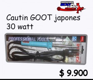 RENTAGAME CHILE prestadores de Servicio tecnico en Chile en Santiago |  Cautin goot japones 30 watt/precio: $ 9.900, Maquinas de juego/rentagame: accesorios,repuestos, servicio tecnico