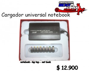 RENTAGAME CHILE prestadores de Servicio tecnico en Chile en La Cisterna |  Cargador universal notebook precio oferta: $ 12.900, Rentagame: maquinas de juego:  accesorios,repuestos, servicio tecnico