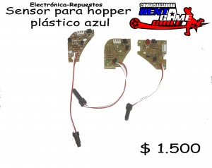 RENTAGAME CHILE prestadores de Servicio tecnico en Chile en La Cisterna |  Sensor para hopper plastico azul/precio: $ 1.500 pesos, Rentagame: maquinas de juego:  accesorios,repuestos, servicio tecnico