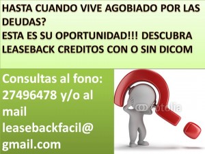 claudia prestadores de Servicio tecnico en Chile en Santiago |  Hasta cuando vive afligido? venga hoy y obtenga su credito, Con o sin dicom unico legal en chile
