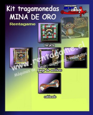 Rentagame chile prestadores de Servicio tecnico en Chile en Santiago |  Kit de armado rentagame /tragamoneda mina de oro, Rentagame: maquinas de juego,accesorios, repuestos y serv. tecnico