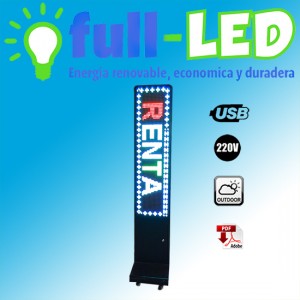 importadora full-led prestadores de Servicio tecnico en Chile en La Cisterna |  Totem full-led rgb outdoor usb ambas caras/gran avda. 8051, Rentagame: lider en letreros programables usb