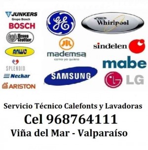 Servicio Calefonts Lavadoras Vi&ntilde;a del Mar prestadores de Servicio tecnico en Chile en Vi&ntilde;a del Mar |  Tecnico lavadoras a domicilio urg c 968764111 vi&ntilde;a, Calefont lavadoras junkers neckar mademsa splendid anwo gasfiter