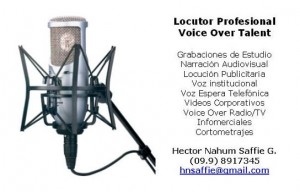  prestadores de Servicio tecnico en Chile en Santiago |  Locutor Profesiona . . . Voz, Experiencia, Calidad., Publicidad, Marketing, Eventos.