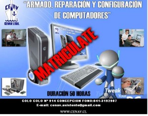 GEORGINA CUEVAS  prestadores de Servicio tecnico en Chile en Hualpencillo |  CURSO ARMADO REPARACION Y CONFIGURACION DE COMPUTADORES Y SISTEMAS DE REDES, DIPLOMA CON LA CERTIFICACION ISO 9001-2000 NCH 2728