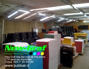 Publival prestadores de Servicio tecnico en Chile en Santiago |  PRE-PRENSA CTP FUJI LUXEL Vx 9600- NEW-GRAF, PRINTMASTER GTO 52 X 36 / 4 COLORES  NEW-GRAF